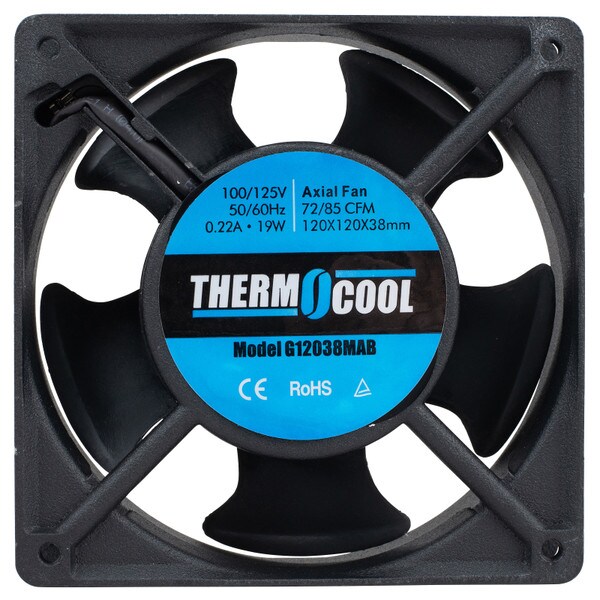 Main product image for Thermocool 110 VAC Fan 120 x 38mm Ball Bearin 250-020